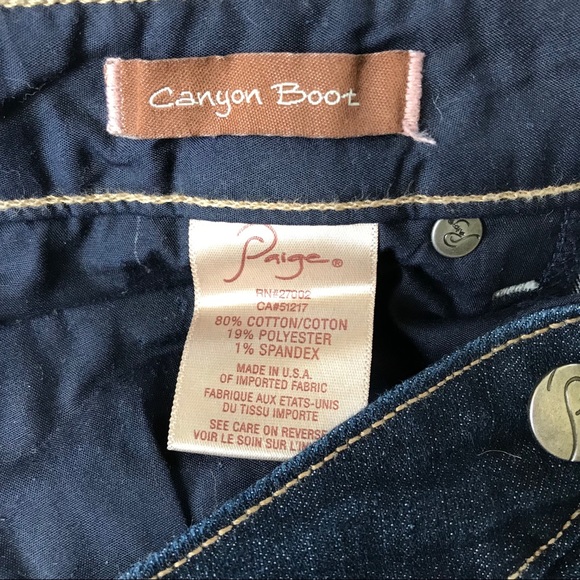 Paige Jeans Dark Canyon Boot - sz 31 - Like 🆕! - Picture 6 of 7